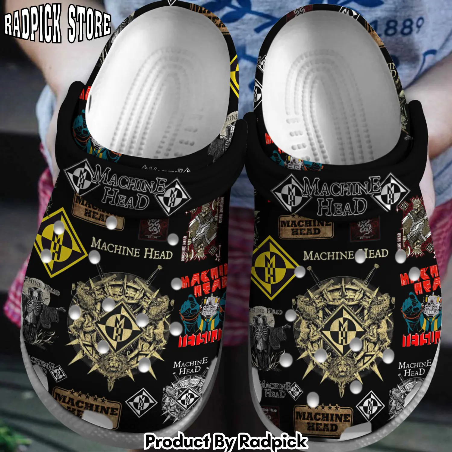 Radpick premium machine head music clogs shoes comfortable for men women kg0 rp6522242